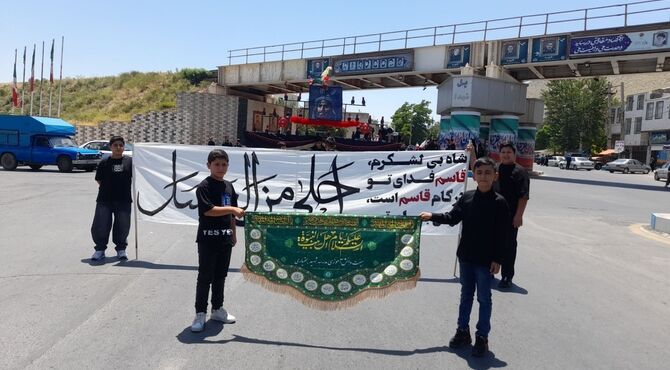 برگزاری سوگواره «احلی من العسل» با حضور دانش‌آموزان شازند