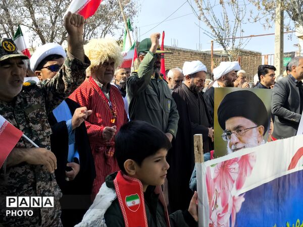 راهپیمایی قدس شهرستان مانه 