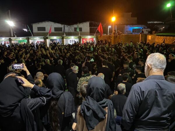 شام غریبان حسینی در گلوگاه 