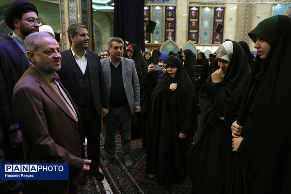 حضور وزیر آموزش و پرورش در جمع دانش‌آموزان معتکف