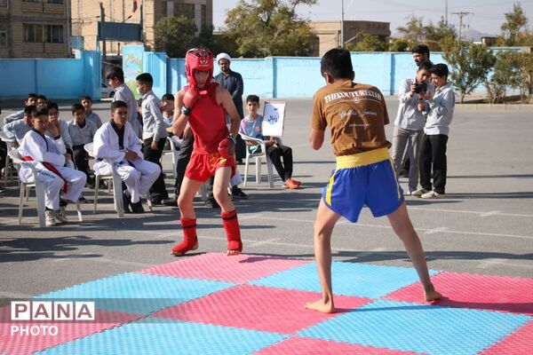 افتتاحیه طرح مهارت‌آموزی ورزشی در مدرسه شهید بهشتی شهرستان فریدن 