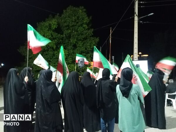 شکوه بصیرت  مردم ولایت مدار شهر بار برای دفاع از وطن 