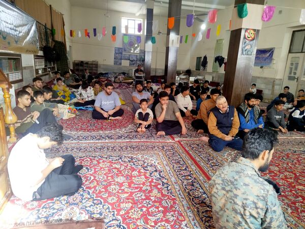 اعتکاف دانش آموزان پسر در باخرز
