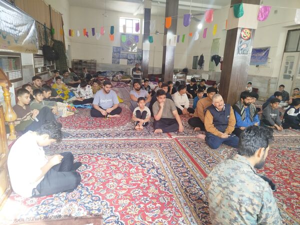 اعتکاف دانش آموزان پسر در باخرز