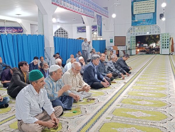 مراسم بزرگداشت شهدای دولت در مسجد جامع آشخانه