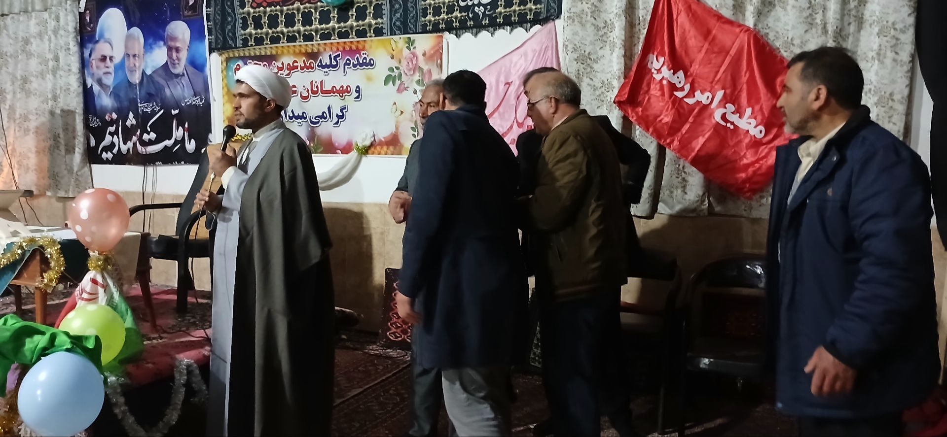 جشن مبعث رسول اکرم (ص) در حسینیه ابوالفضلی حداد در شهر خانلق