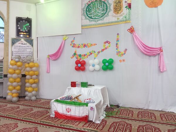 جشن نیمه شعبان در مسجد جامع شهر کندر