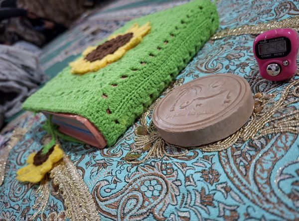 مراسم اعتکاف دانش آموزی آموزشگاه مریم سنگان شهرستان رشتخوار