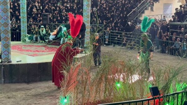 مراسم سنتی تعزیه‌خوانی در شهر ارمغان‌خانه زنجان 