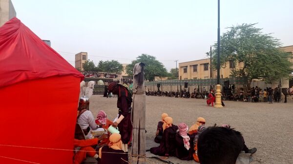 آیین سنتی تعزیه‌خوانی روز عاشورا در میناب 
