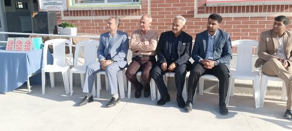زنگ مهر رضوی در دبیرستان نسیم دانایی روستای فدافن