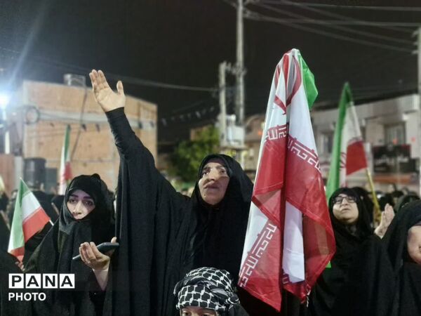 اجتماع مردمی حامیان انقلاب اسلامی در گلوگاه