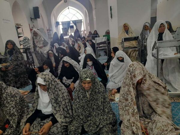 نماز عبادی سیاسی جمعه در مصلی مسجد جامع خلیل آباد
