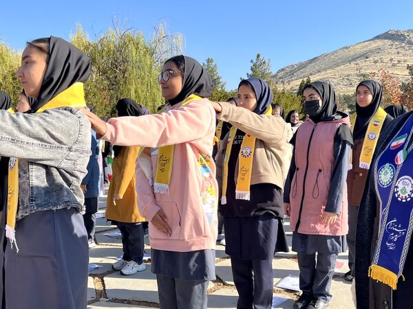اردو تمشک در اردوگاه شهید دستغیب شیراز