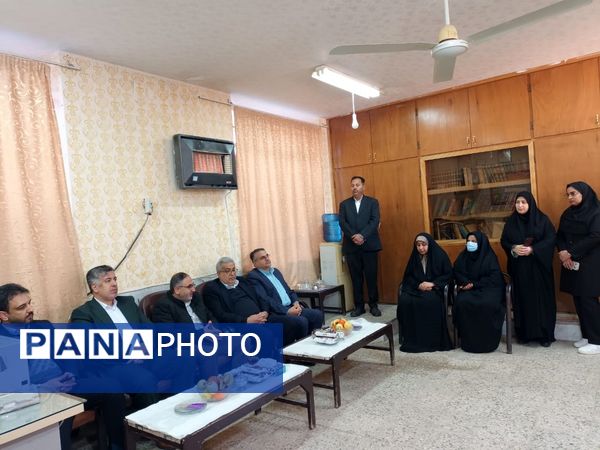 حضور معاون حقوقی و امور مجلس وزیر آموزش و پرورش در سوسنگرد
