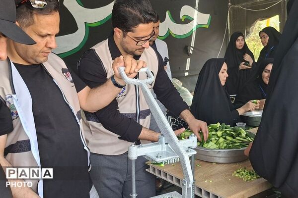بازدید قائم مقام معاون وزیر سازمان دانش‌آموزی از فعالیت های موکب عشاق‌الحسین(ع)