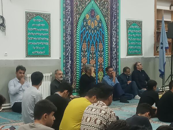 عزاداری دهه اول صفر در دبیرستان شهید بهشتی نیشابور 