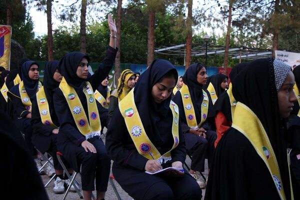پیش اردوی ملی تشکیلات پیشتازان دختر استان کرمان