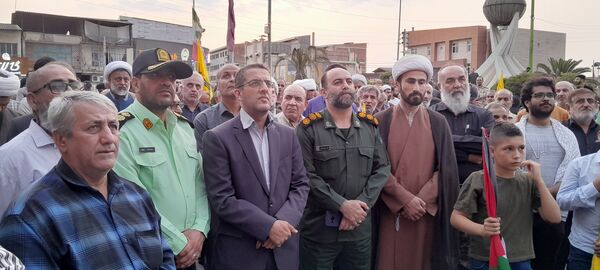 اجتماع مردمی حمایت از سربازان وطن در گلوگاه 