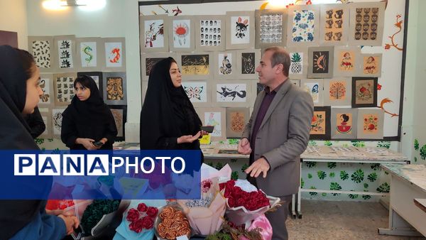 نمایشگاه ماها در هنرستان بصیرت آشخانه
