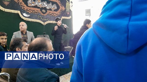 عزاداری شهادت حضرت فاطمه زهرا(س) در دبیرستان ابوریحان یک نیشابور