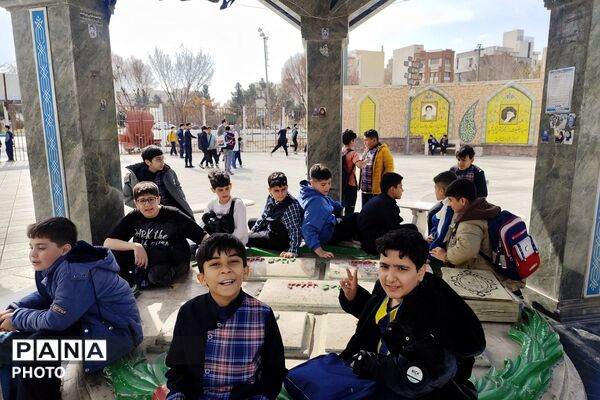 اردوی یک روزه دانش آموزان دبستان قلنبر در فرهنگسرای ولا شهرری 