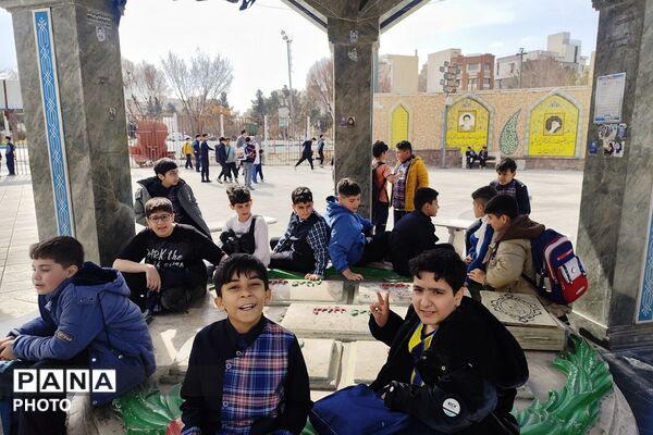 اردوی یک روزه دانش آموزان دبستان قلنبر در فرهنگسرای ولا شهرری 