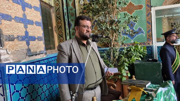 مراسم غبارروبی ضریح مطهر حضرت سلطانعلی(ع) همزمان با میلاد پیامبر(ص) و امام صادق(ع) در مشهد اردهال