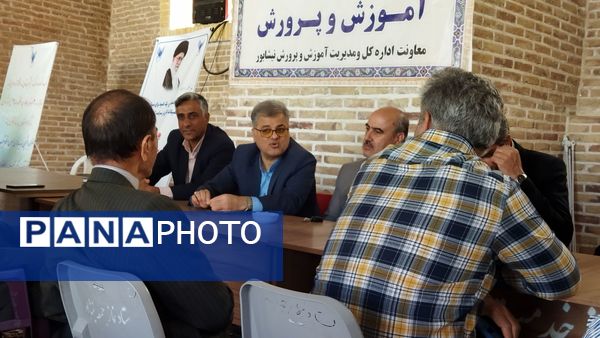 گذری بر میز خدمت اداره آموزش و پرورش نیشابور در نماز جمعه این هفته 