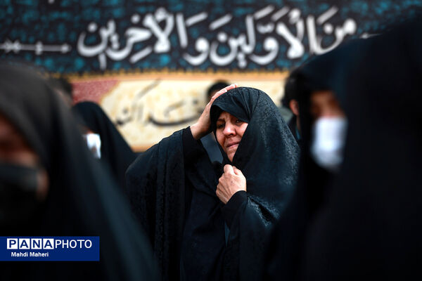 اجتماع عزاداران فاطمی در میدان هفت تیر