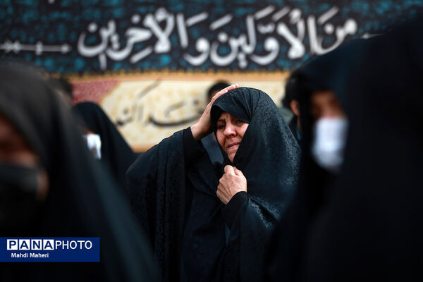 اجتماع عزاداران فاطمی در میدان هفت تیر