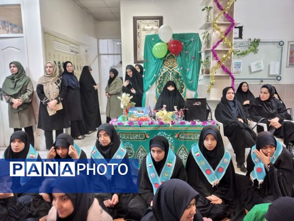 جشن نیمه‌شعبان در دبیرستان شاهد ارض اقدس ناحیه۳ مشهد