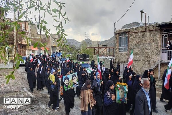 راهپیمایی اربعین شهادت قائد امت در شهر بار نیشابور-۲