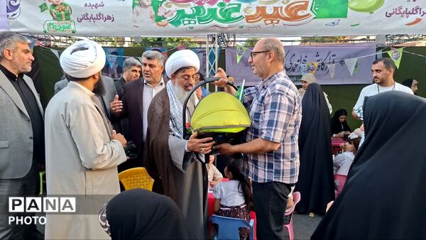 حضور گسترده مردم هشتگرد در جشن عید غدیر 