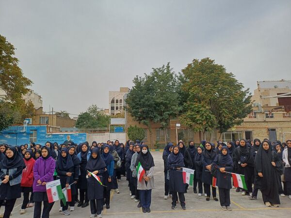 مراسم بزرگداشت شهید سید حسن نصرالله در ناحیه ۲ مشهد