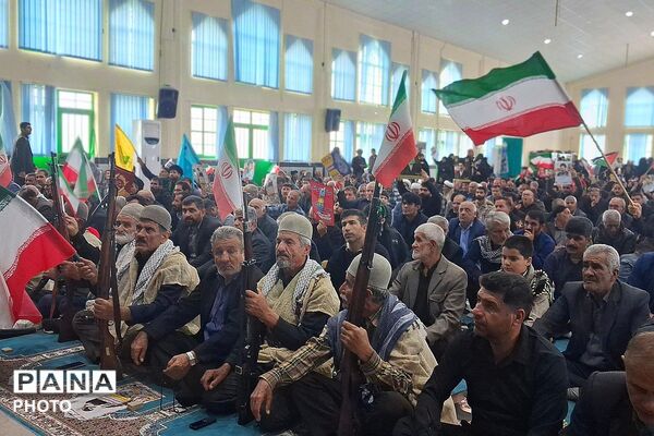 حماسه‌‌آفرینی باشتی‌ها در راهپیمایی روز قدس و تجدید بیعت با رهبری