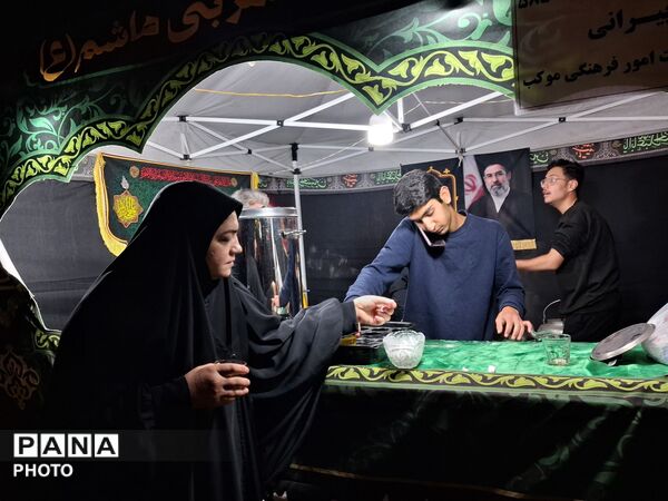 خدمات رسانی موکب های مردمی حسینه فضل نیشابور