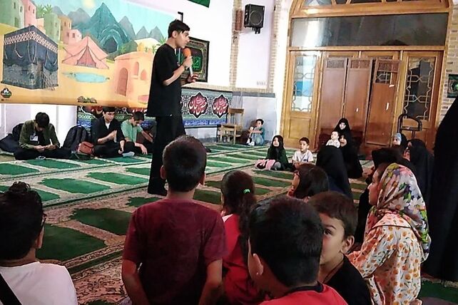 فعالیت غرفه کودک مسجد جامع شهرستان نیشابور 