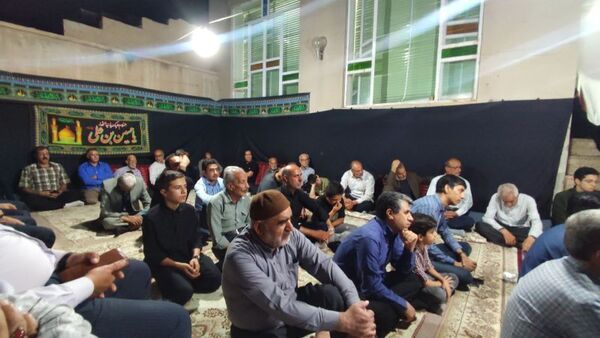 روضه خانگی در یکی از خانه کهن شهرستان کاشمر