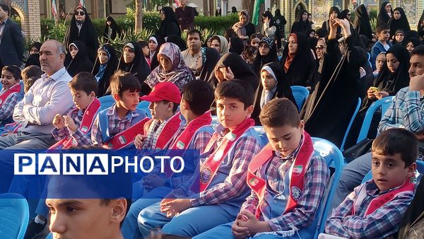 مراسم غبارروبی لاله زار شهرستان نیشابور به مناسبت گرامیداشت هفته معلم 