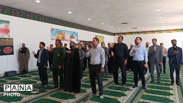 تجدید میثاق فرهنگیان شهرستان خوسف با آرمان‌های آقای شهید ایران