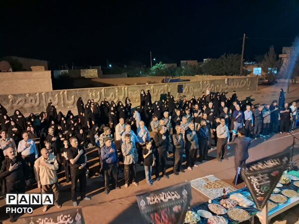 مراسم عزاداری اربعین حسینی در مسجد صاحب‌الزمان (عج) علی‌آباد پیشکوه