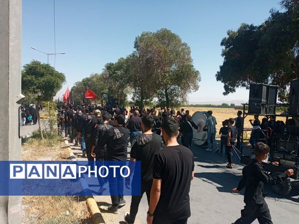 اجتماع حسینیان وعزاداری هیات مساجد و روستاهای اطراف در چناران