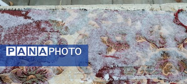 دومین بارش برف پاییزی در شهرزیبای بار نیشابور