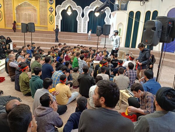 مراسم ولادت امام حسن مجتبی(ع) در میدان شهدای مشهد مقدس