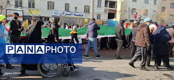 راهپیمایی ۲۲ بهمن در شهرستان قدس  