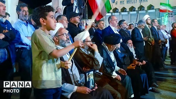 طنین فریادهای «وعده صادق ۵» در تجمع مهرورزی