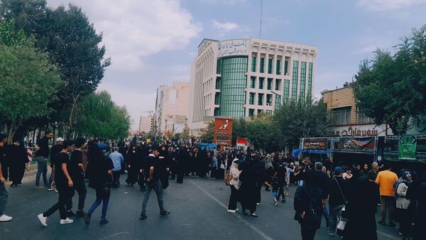 پیاده‌رویی جاماندگان اربعین حسینی در فردیس
