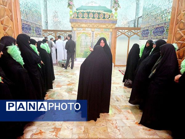 غبارروبی مزار امامزاده سید حمزه کاشمر 