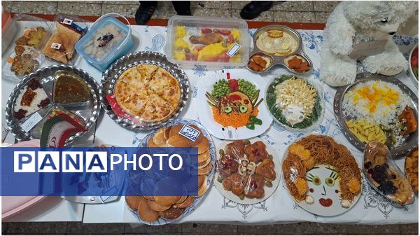 جشنواره غذای سالم در دبستان پسرانه فرهنگیان ۱